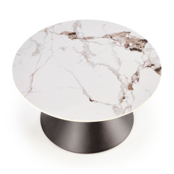 Masa pentru reviste Halmar Goretti (White Marble/Black) Thumb