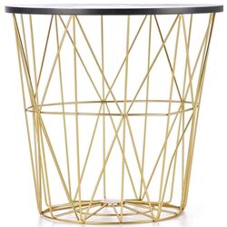 Masa pentru reviste Halmar Harissa G (Gold/Black Marble) Thumb