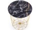 Masa pentru reviste Halmar Harissa G (Gold/Black Marble)