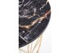 Masa pentru reviste Halmar Harissa G (Gold/Black Marble)