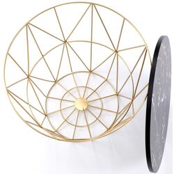 Masa pentru reviste Halmar Harissa G (Gold/Black Marble) Thumb