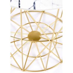 Masa pentru reviste Halmar Harissa G (Gold/White Marble) Thumb