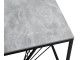 Masa pentru reviste Halmar Infinity 2 Square (Gray Marble/Black)