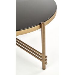 Masa pentru reviste Halmar Ismena (Black/Gold) Thumb