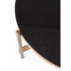 Masa pentru reviste Halmar Ismena (Black/Gold) Thumb