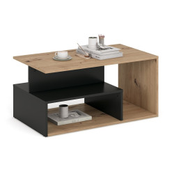 Журнальный столик Halmar Iva (Artisan Oak/Black) Thumb