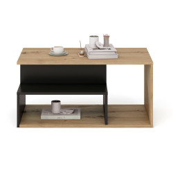 Журнальный столик Halmar Iva (Artisan Oak/Black) Thumb