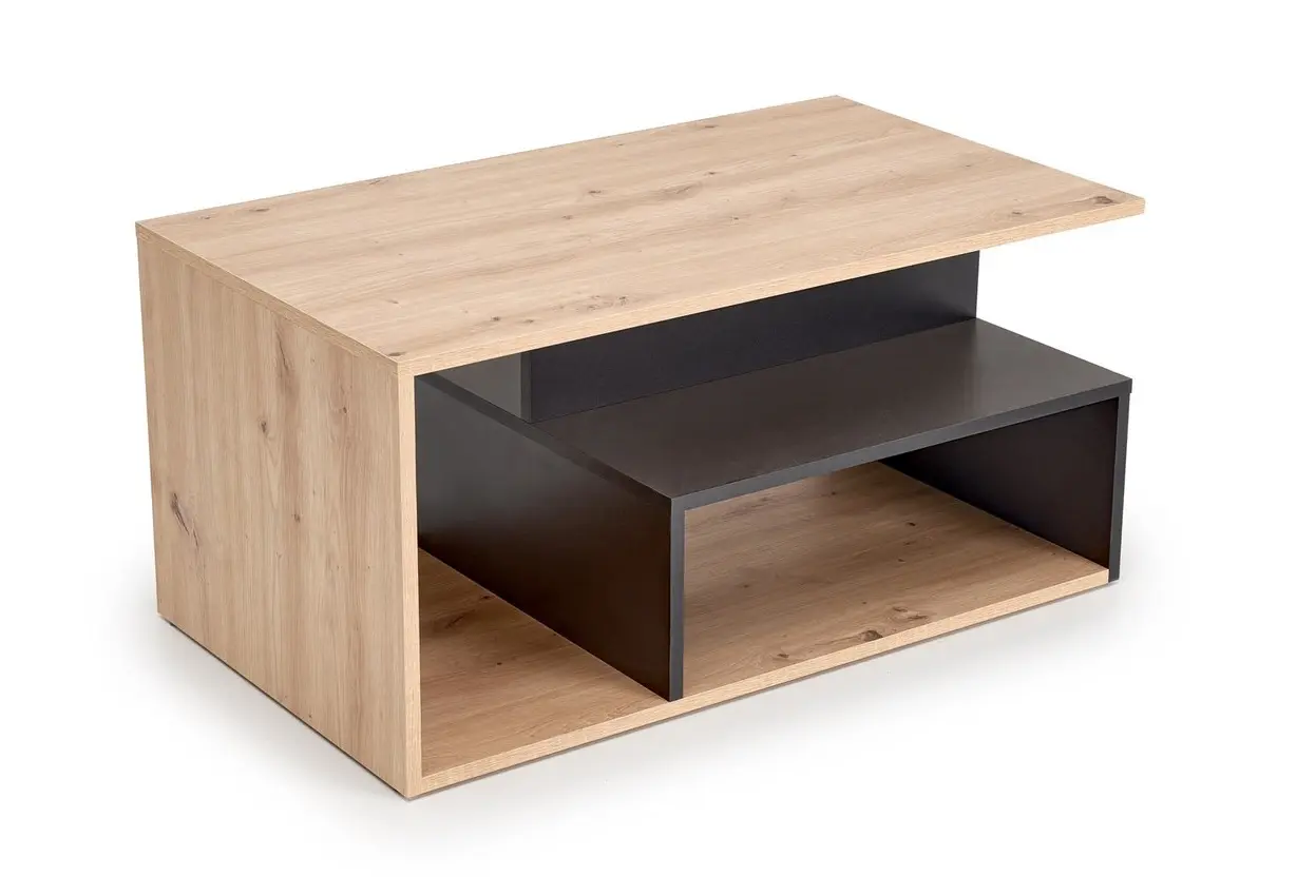 Журнальный столик Halmar Iva (Artisan Oak/Black)