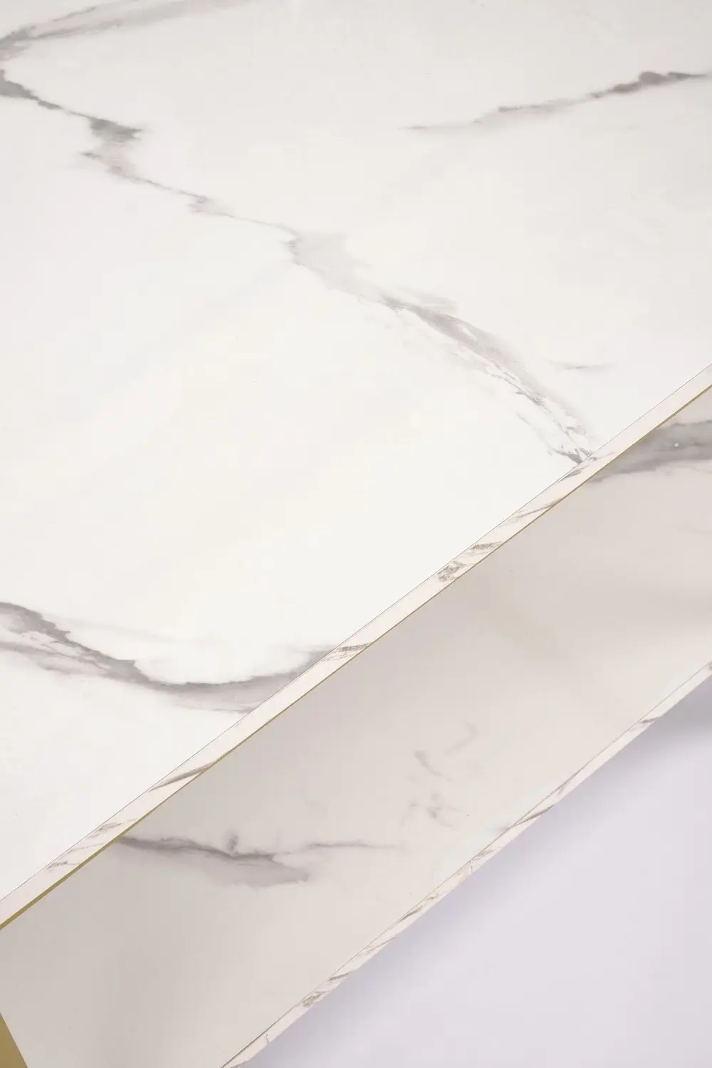 Masa pentru reviste Halmar Kalua (White Marble/Gold) - 6