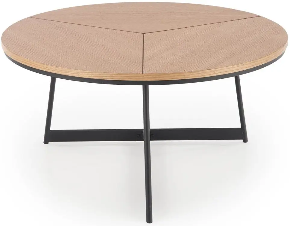 Masa pentru reviste Halmar Karida (Natural Oak/Black)