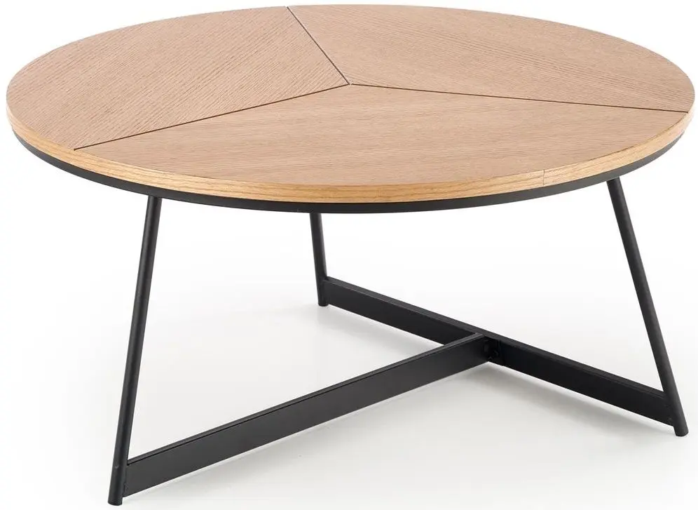 Masa pentru reviste Halmar Karida (Natural Oak/Black)