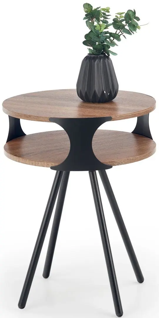 Журнальный столик Halmar Kirby (Black/Sonoma Oak Dark) - 4