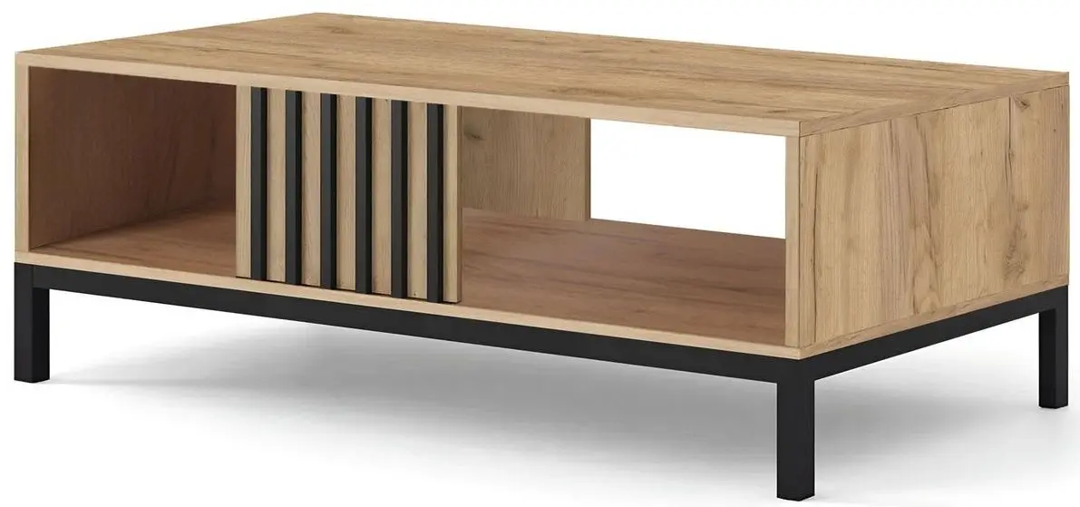 Журнальный столик Halmar Lamino LAW-1 (Craft Oak/Black)