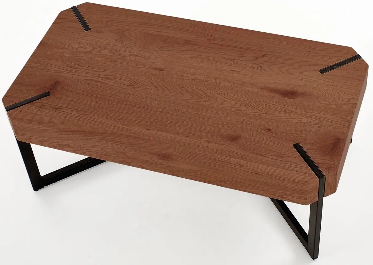 Журнальный столик Halmar Lavida (Walnut/Black)