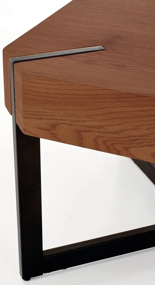 Журнальный столик Halmar Lavida (Walnut/Black)