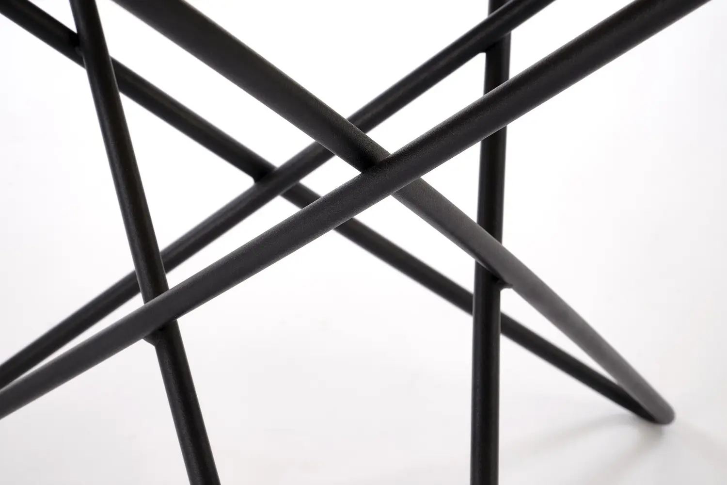 Masa pentru reviste Halmar Leila 2 (White Marble/Black)