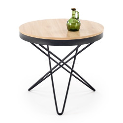 Masa pentru reviste Halmar Leila (Natural/Black)