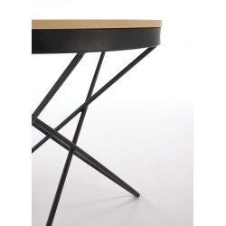 Masa pentru reviste Halmar Leila (Natural/Black) Thumb