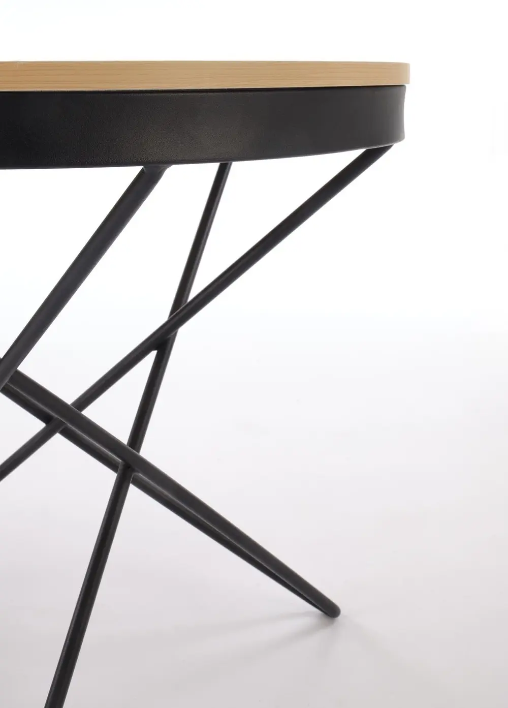 Masa pentru reviste Halmar Leila (Natural/Black)