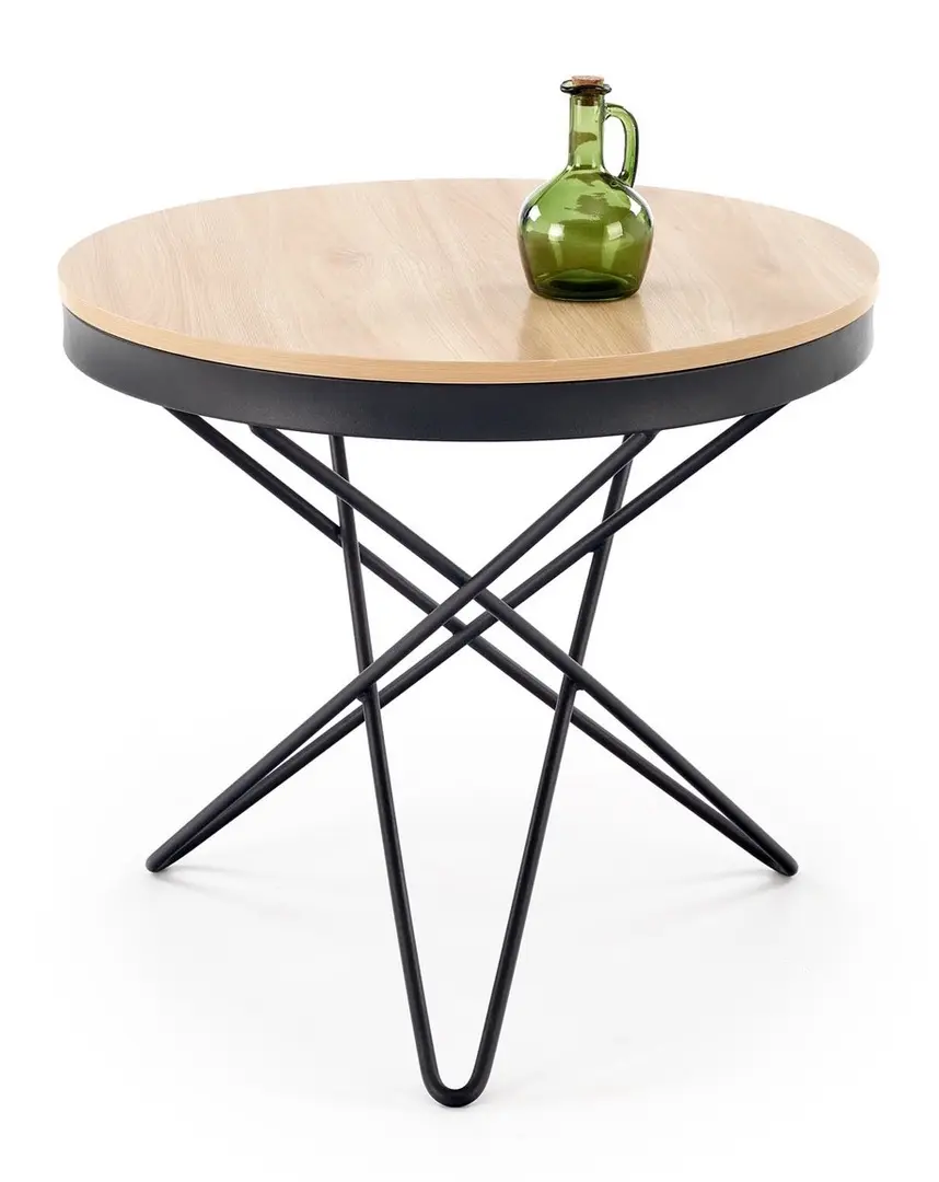 Masa pentru reviste Halmar Leila (Natural/Black)