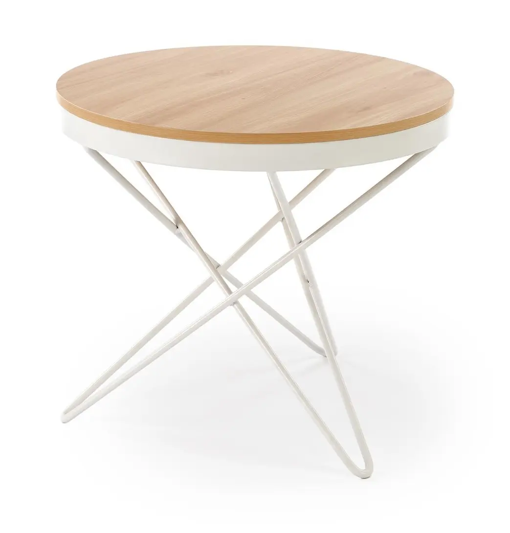 Журнальный столик Halmar Leila (Natural/White)