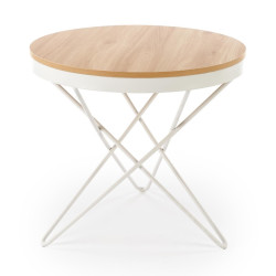 Журнальный столик Halmar Leila (Natural/White) Thumb