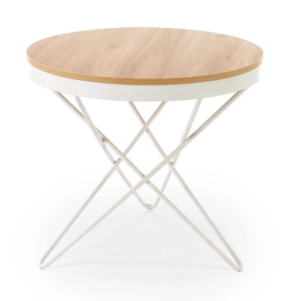 Журнальный столик Halmar Leila (Natural/White)