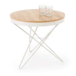 Masa pentru reviste Halmar Leila (Natural/White)