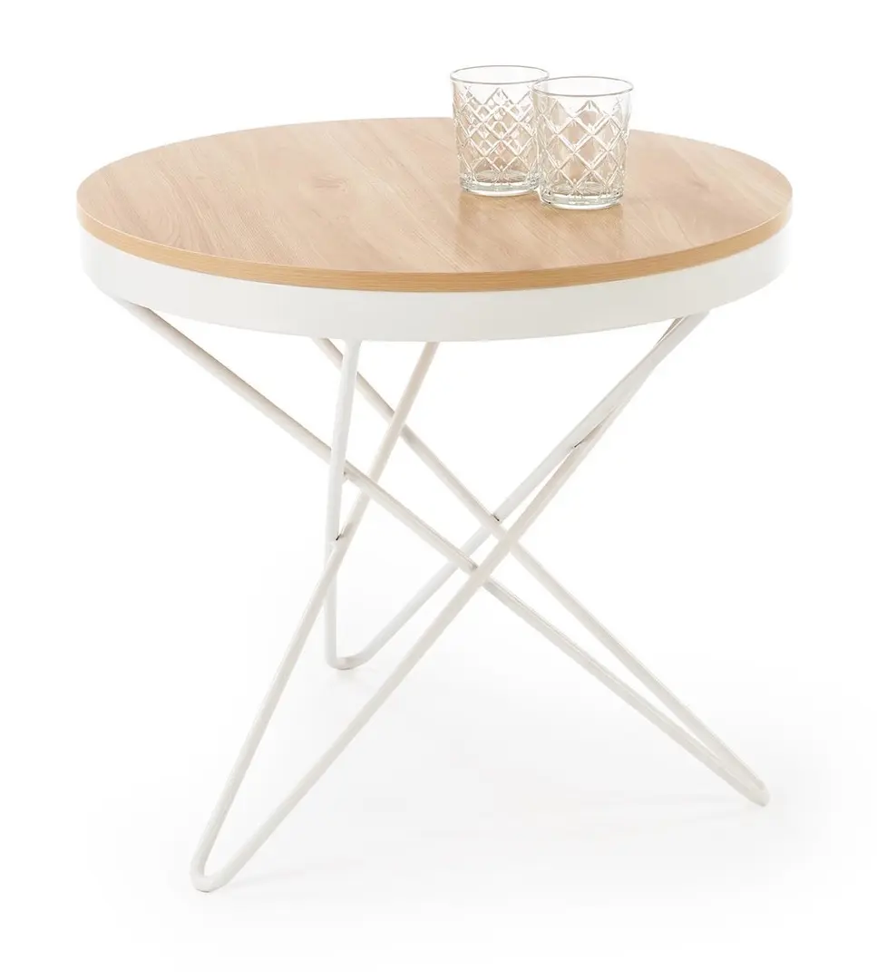 Журнальный столик Halmar Leila (Natural/White)