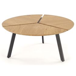 Masa pentru reviste Halmar Luana (Golden Oak/Black)