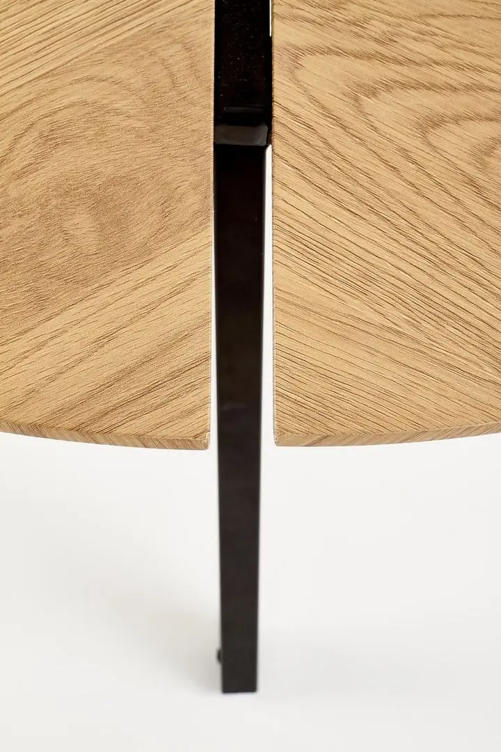 Журнальный столик Halmar Luana (Golden Oak/Black) - 4