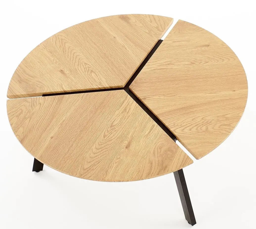Журнальный столик Halmar Luana (Golden Oak/Black) - 5