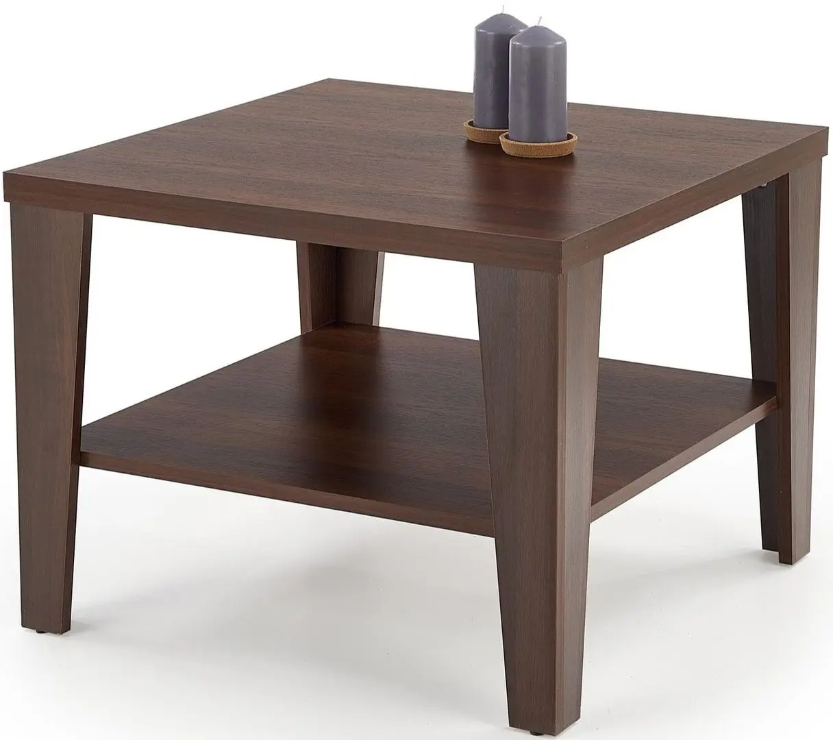 Masa pentru reviste Halmar Manta patrata (Walnut Dark)