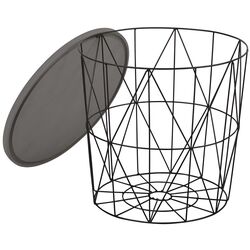 Masa pentru reviste Halmar Mariffa (Gray/Black) Thumb