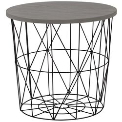 Masa pentru reviste Halmar Mariffa (Gray/Black) Thumb