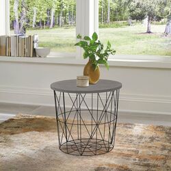 Masa pentru reviste Halmar Mariffa (Gray/Black)