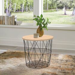 Журнальный столик Halmar Mariffa (Natural/Black) Thumb