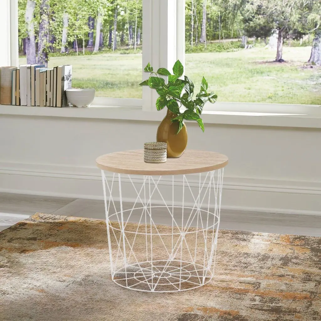 Журнальный столик Halmar Mariffa (Natural/White)