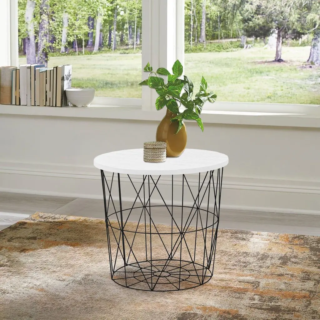 Журнальный столик Halmar Mariffa (White/Black)