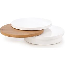 Masa pentru reviste Halmar Michelle (White/Golden Oak) Thumb