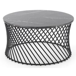 Masa pentru reviste Halmar Minerwa (Gray Marble/Black)