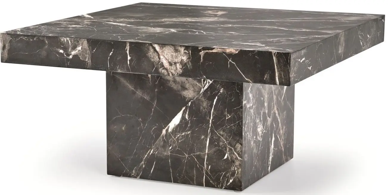 Masa pentru reviste Halmar Monolit (Black Marble)