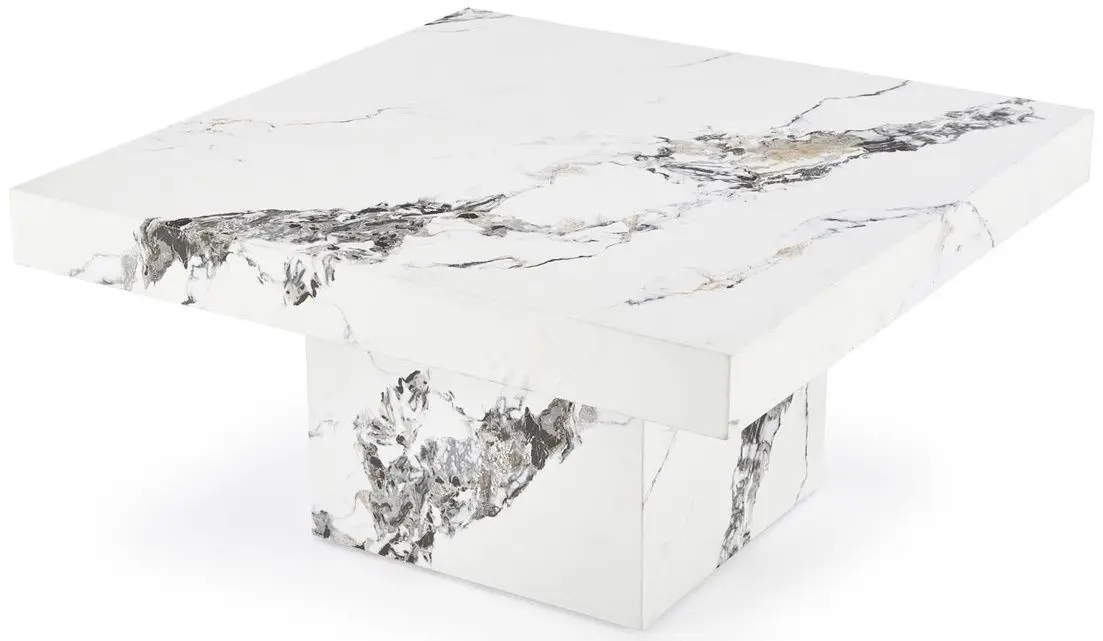 Masa pentru reviste Halmar Monolit (White Marble) - 2