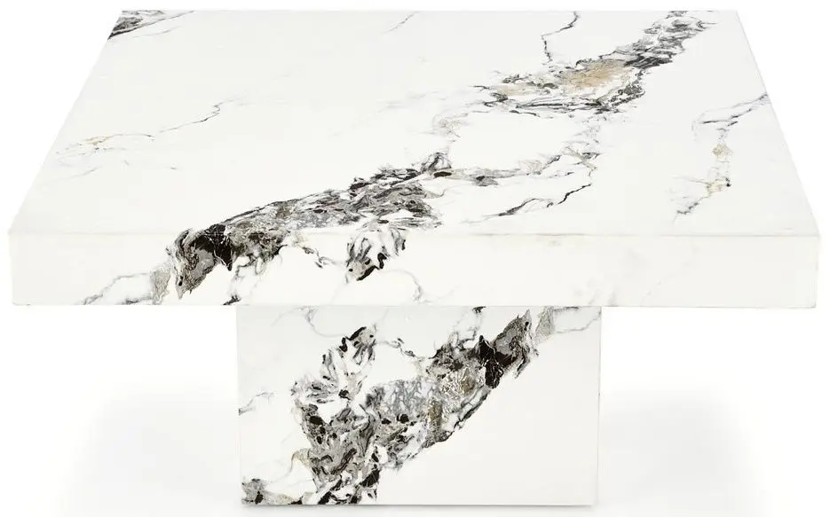 Masa pentru reviste Halmar Monolit (White Marble) - 4