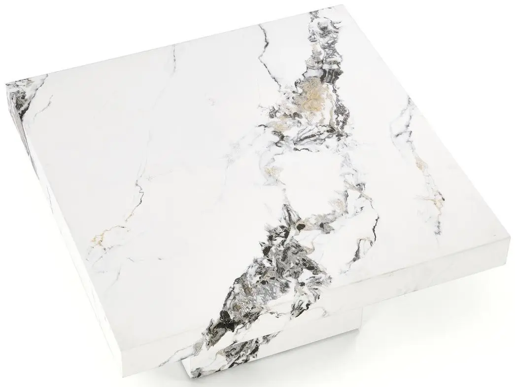 Masa pentru reviste Halmar Monolit (White Marble) - 5