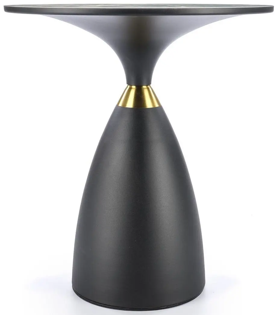 Masa pentru reviste Halmar Morena (Green Marble/Black/Gold)