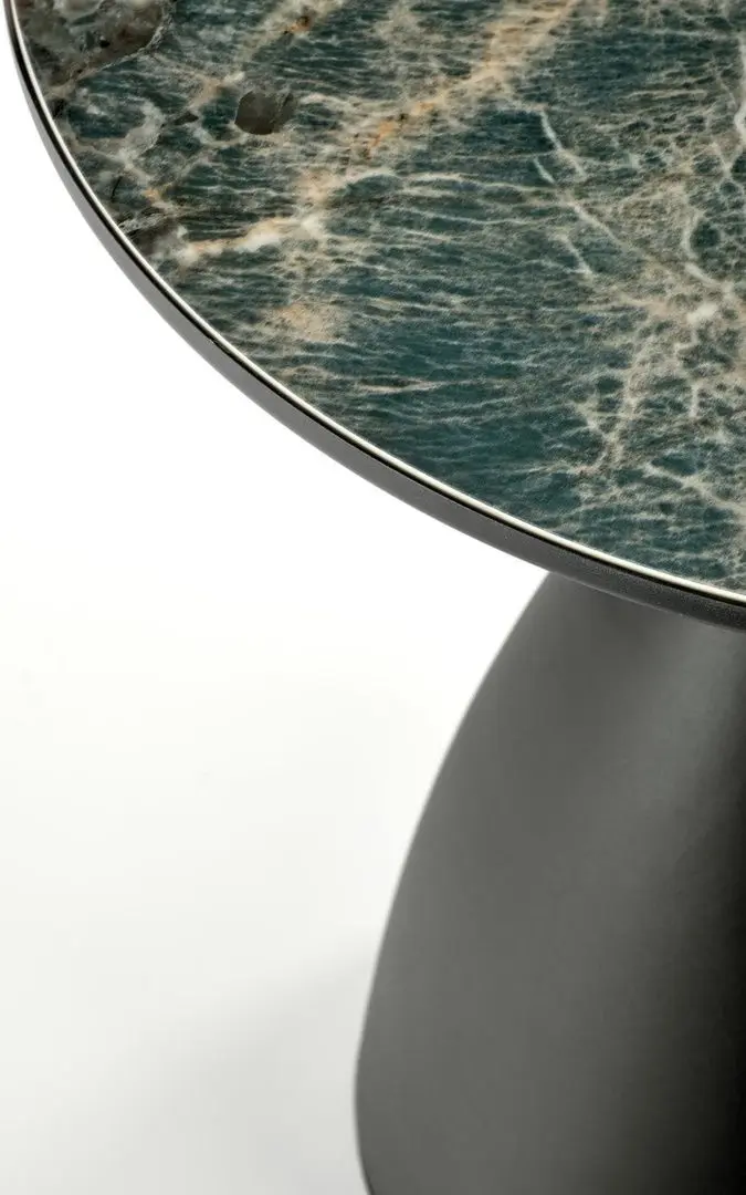 Masa pentru reviste Halmar Morena (Green Marble/Black/Gold)