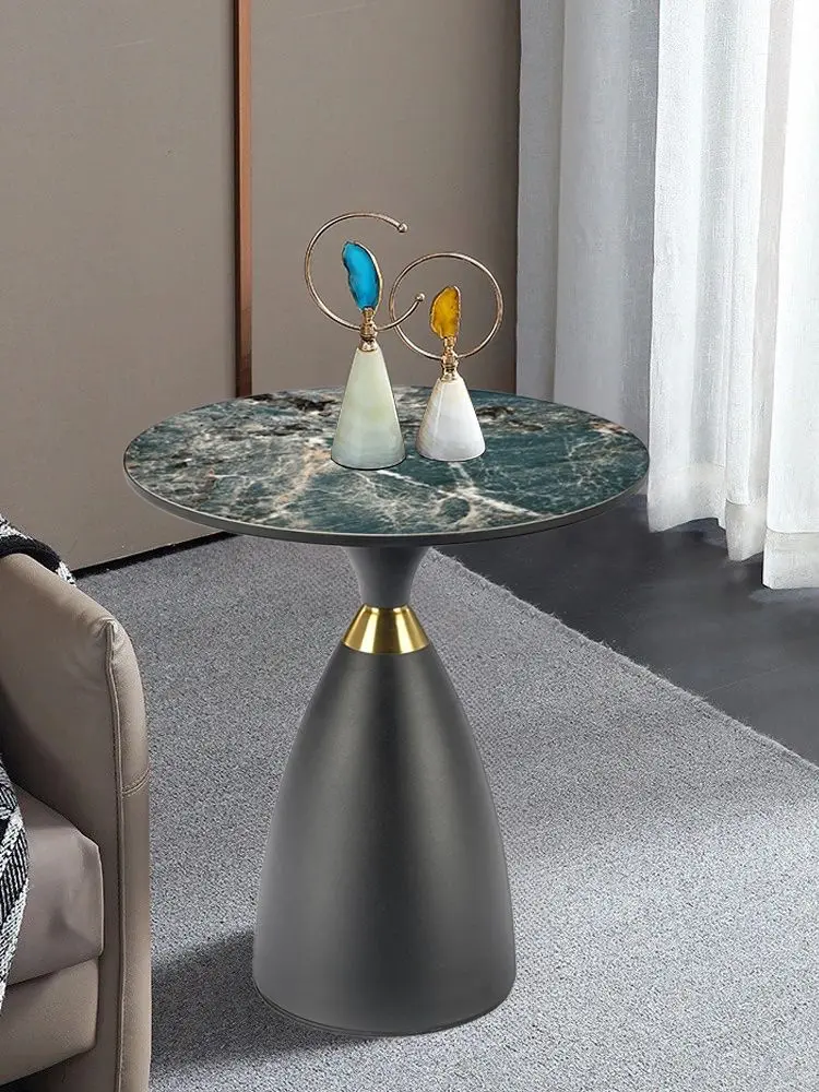 Masa pentru reviste Halmar Morena (Green Marble/Black/Gold)