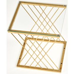 Masa pentru reviste Halmar Nancy (Gold/Transparent) Thumb