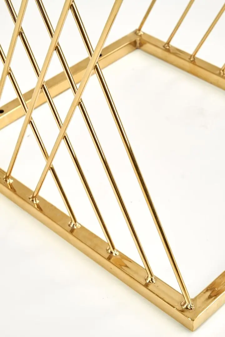 Masa pentru reviste Halmar Nancy (Gold/Transparent) - 4